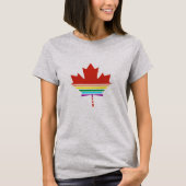 Canada voor vrouwen 150 t-shirt (Voorkant)