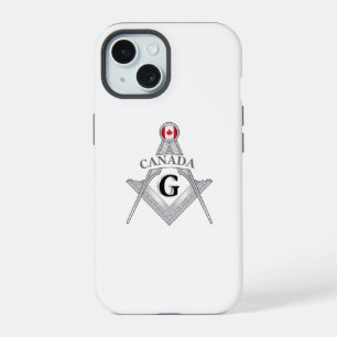 Canada vrijmetselarij teken iPhone 15 case