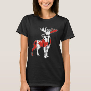 Canada VS Amerika Hockey Canadese Esdoornblad 3 T-shirt