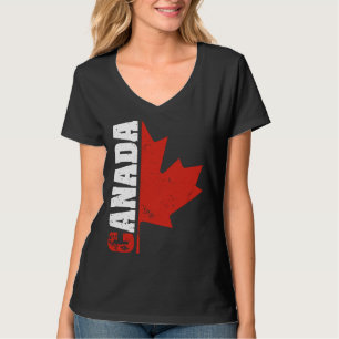 Canada VS Amerika Hockey Canadese Esdoornblad 9 T-shirt