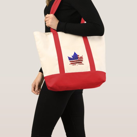 Canada - VS - Canvas tassen Canada / US Souvenir B (Voorkant (product))
