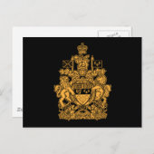 Canada Wapenmunt - Canada Crest Briefkaart (Voorkant / Achterkant)