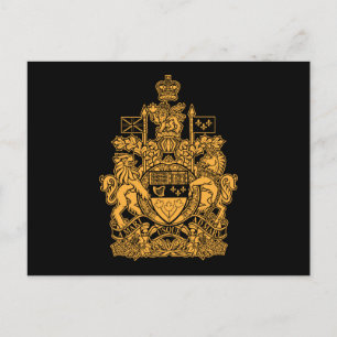 Canada Wapenmunt - Canada Crest Briefkaart