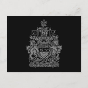 Canada Wapenmunt - Canada Crest Briefkaart