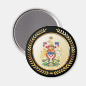 Canada wapenschild magneet (Voorkant / Achterkant)