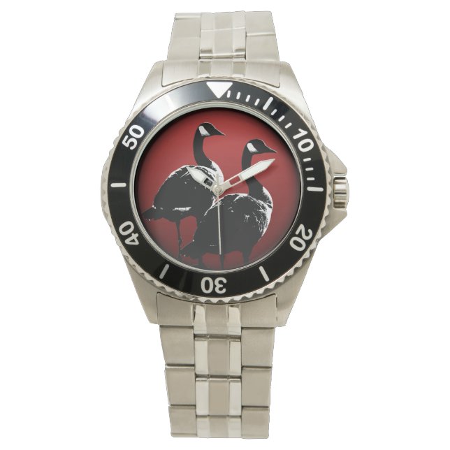 Canada Watch Canada Goose Souvenir Wrist Watches Horloge (Voorkant)