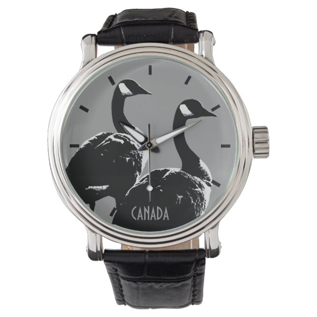 Canada Watch Canada Goose Souvenir Wrist Watches Horloge (Voorkant)