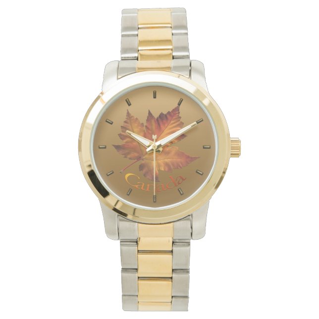 Canada Watch Canada Souvenir Wrist Watches & Gifts Horloge (Voorkant)