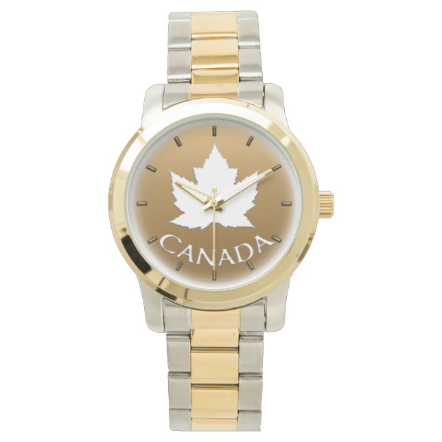 Canada Watch Cool Canada Souvenir Wrist Watch Horloge (Voorkant)