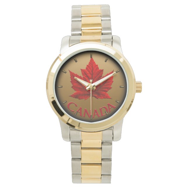 Canada Watch Cool Canada Souvenir Wrist Watch Horloge (Voorkant)