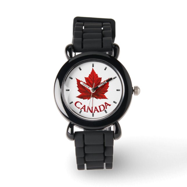 Canada Watch Cool Canada Souvenir Wrist Watch Horloge (Voorkant)