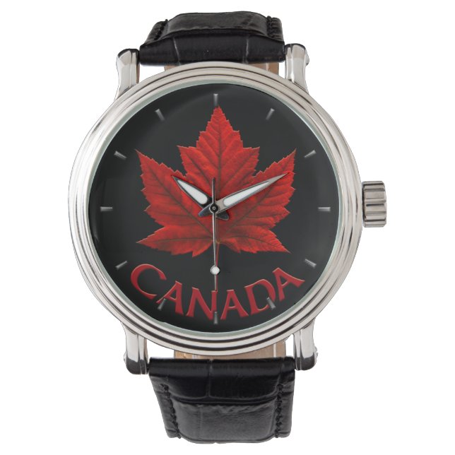 Canada Watch Cool Canada Souvenir Wrist Watch Horloge (Voorkant)