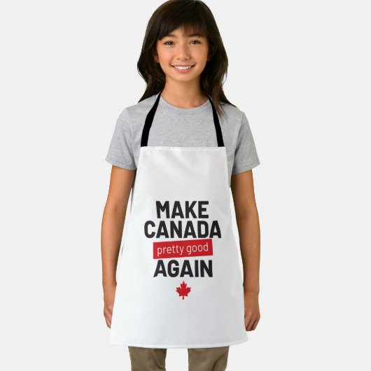 Canada weer maken - grappige slogan schort (Insitu)