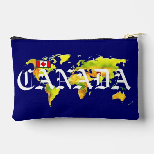 CANADA WERELDkaart Etui (Achterkant)