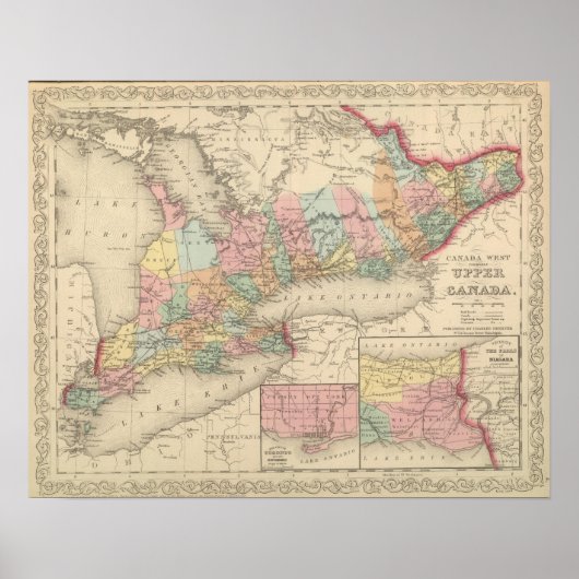 Canada West Upper Poster (Voorkant)