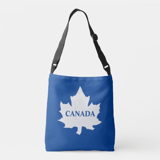 CANADA Wit esdoornblad Crossbody Tas (Achterkant)