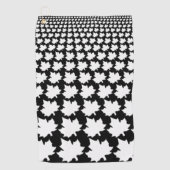 CANADA Witte esdoorn bladeren golfhanddoek (Voorkant)