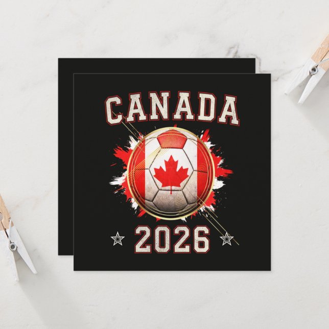 Canada WK Voetbal 2026 (Voorkant / Achterkant in situ)