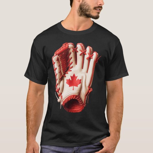 Canada Women Men Baseball T-shirt (Voorkant)