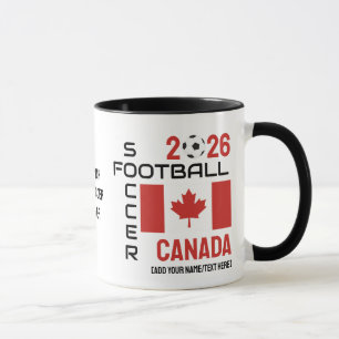 CANADA World Football Custom Name 2026 ELK JAAR Mok