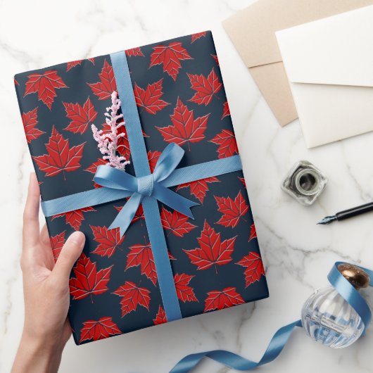 Canada Wrapping Paper Canada Maple Leaf Paper Cadeaupapier (Geschenken)