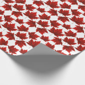 Canada Wrapping Paper Canada Maple Leaf Paper Cadeaupapier (Hoek)