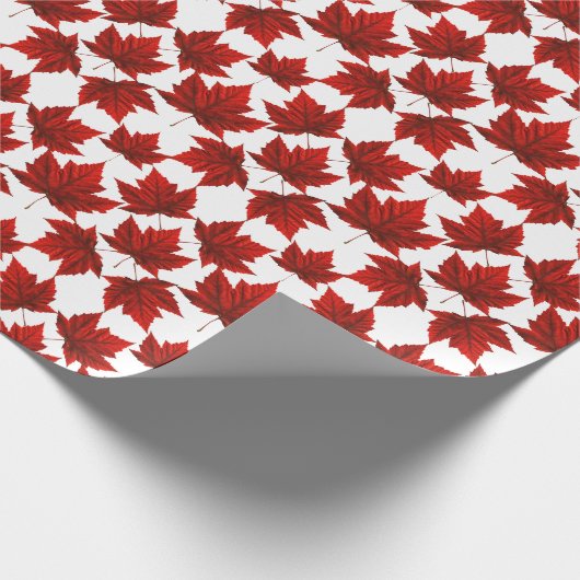 Canada Wrapping Paper Canada Maple Leaf Paper Cadeaupapier (Hoek)