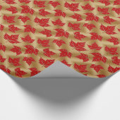 Canada Wrapping Paper Canada Maple Leaf Paper Cadeaupapier (Hoek)