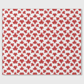Canada Wrapping Paper Canada Maple Leaf Paper Cadeaupapier (Vlak)