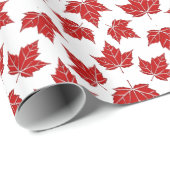 Canada Wrapping Paper Canada Maple Leaf Paper Cadeaupapier (Rol Hoek)
