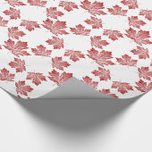 Canada Wrapping Paper Canada Maple Leaf Paper Cadeaupapier (Hoek)