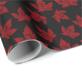 Canada Wrapping Paper Canada Maple Leaf Paper Cadeaupapier (Rol Hoek)