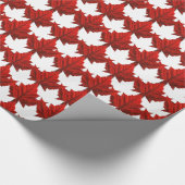 Canada Wrapping Paper Canada Maple Leaf Paper Cadeaupapier (Hoek)