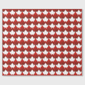 Canada Wrapping Paper Canada Maple Leaf Paper Cadeaupapier (Vlak)
