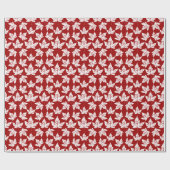 Canada Wrapping Paper Canada Maple Leaf Paper Cadeaupapier (Vlak)