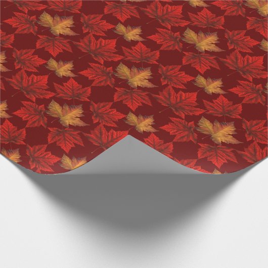 Canada Wrapping Paper Canada Maple Leaf Paper Cadeaupapier (Hoek)