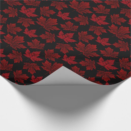 Canada Wrapping Paper Canada Maple Leaf Paper Cadeaupapier (Hoek)