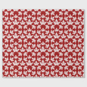 Canada Wrapping Paper Canada Maple Leaf Paper Cadeaupapier (Vlak)