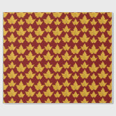 Canada Wrapping Paper Maple Leaf Souvenir Paper Cadeaupapier (Vlak)
