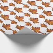 Canada Wrapping Paper Maple Leaf Souvenir Paper Cadeaupapier (Hoek)