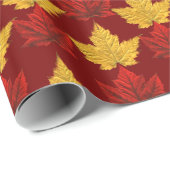 Canada Wrapping Paper Maple Leaf Souvenir Paper Cadeaupapier (Rol Hoek)