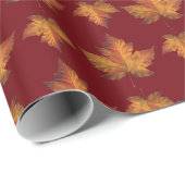 Canada Wrapping Paper Maple Leaf Souvenir Paper Cadeaupapier (Rol Hoek)