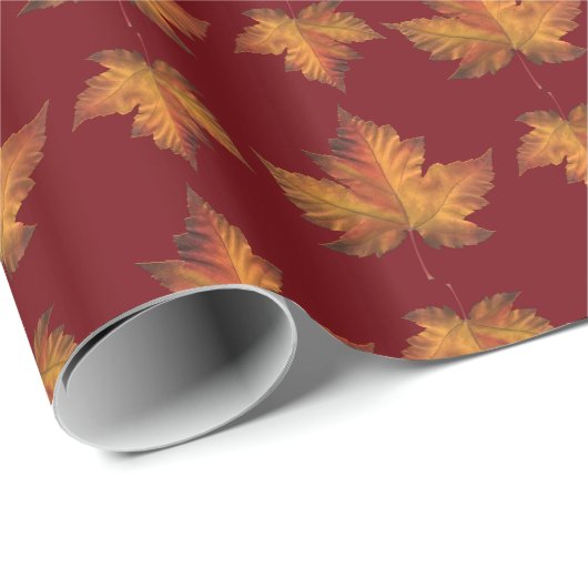 Canada Wrapping Paper Maple Leaf Souvenir Paper Cadeaupapier (Rol Hoek)