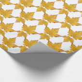 Canada Wrapping Paper Maple Leaf Souvenir Paper Cadeaupapier (Hoek)