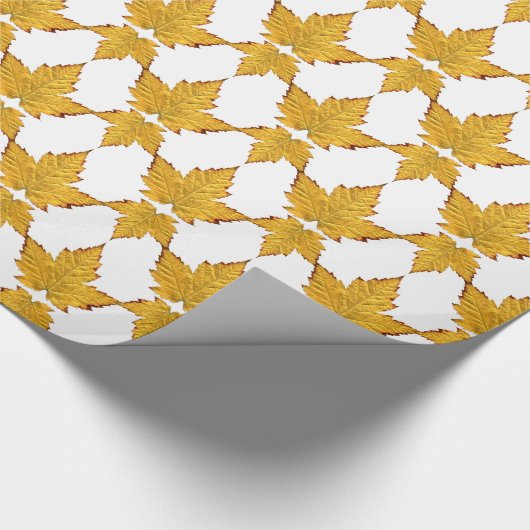 Canada Wrapping Paper Maple Leaf Souvenir Paper Cadeaupapier (Hoek)