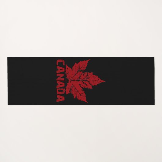 Canada Yoga Mats Canada Maple Leaf Yoga Mat (Achterkant (horizontaal))