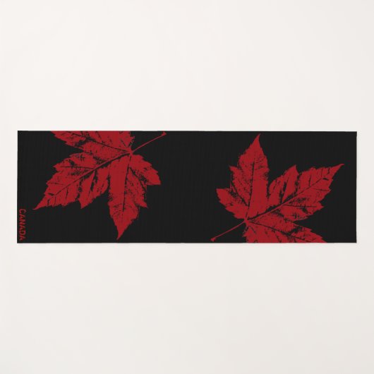 Canada Yoga Mats Canada Maple Leaf Yoga Mat (Voorkant (horizontaal))