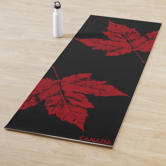 Canada Yoga Mats Canada Maple Leaf Yoga Mat (In situ)