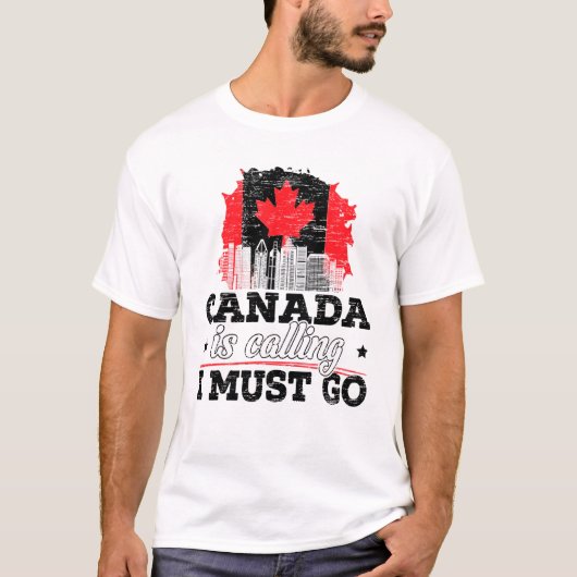 Canada zegt dat ik naar Canada moet gaan. T-shirt (Voorkant)