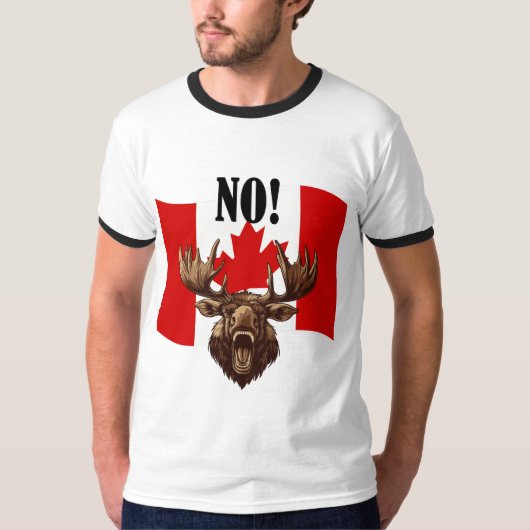 Canada zegt nee t-shirt (Voorkant)